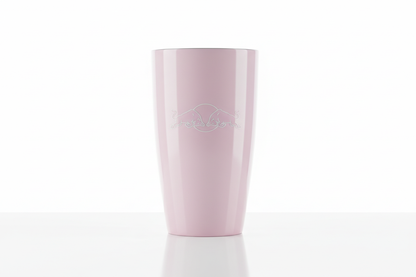 THE REDBULL CUP WITH A LIGHT PINK COLOR VARIATION